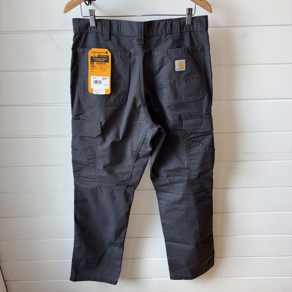 NWT Carhartt Force Relaxed Fit Ripstop Cargo Work Pants #BN4200-M Size: 32x32 - Picture 3 of 6